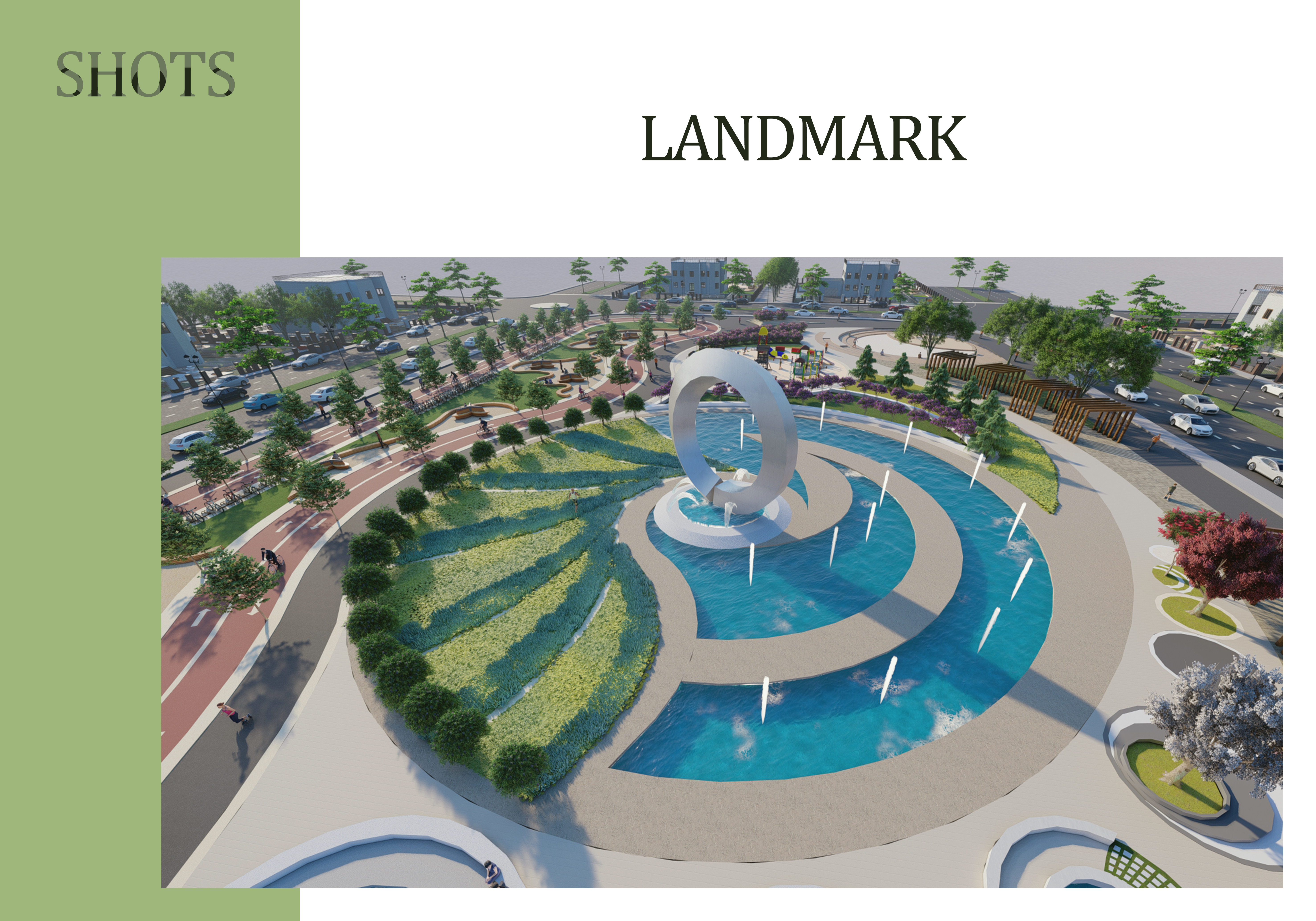 广场景观设计丨Aser walied,Aya Shahin,Sama khalied-14