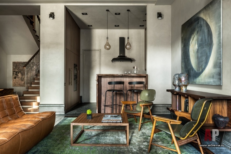 位于“Рассвет”的三层联排别墅（Loft风格）丨俄罗斯莫斯科丨Гуревич Тина,Попова Екатерина-18