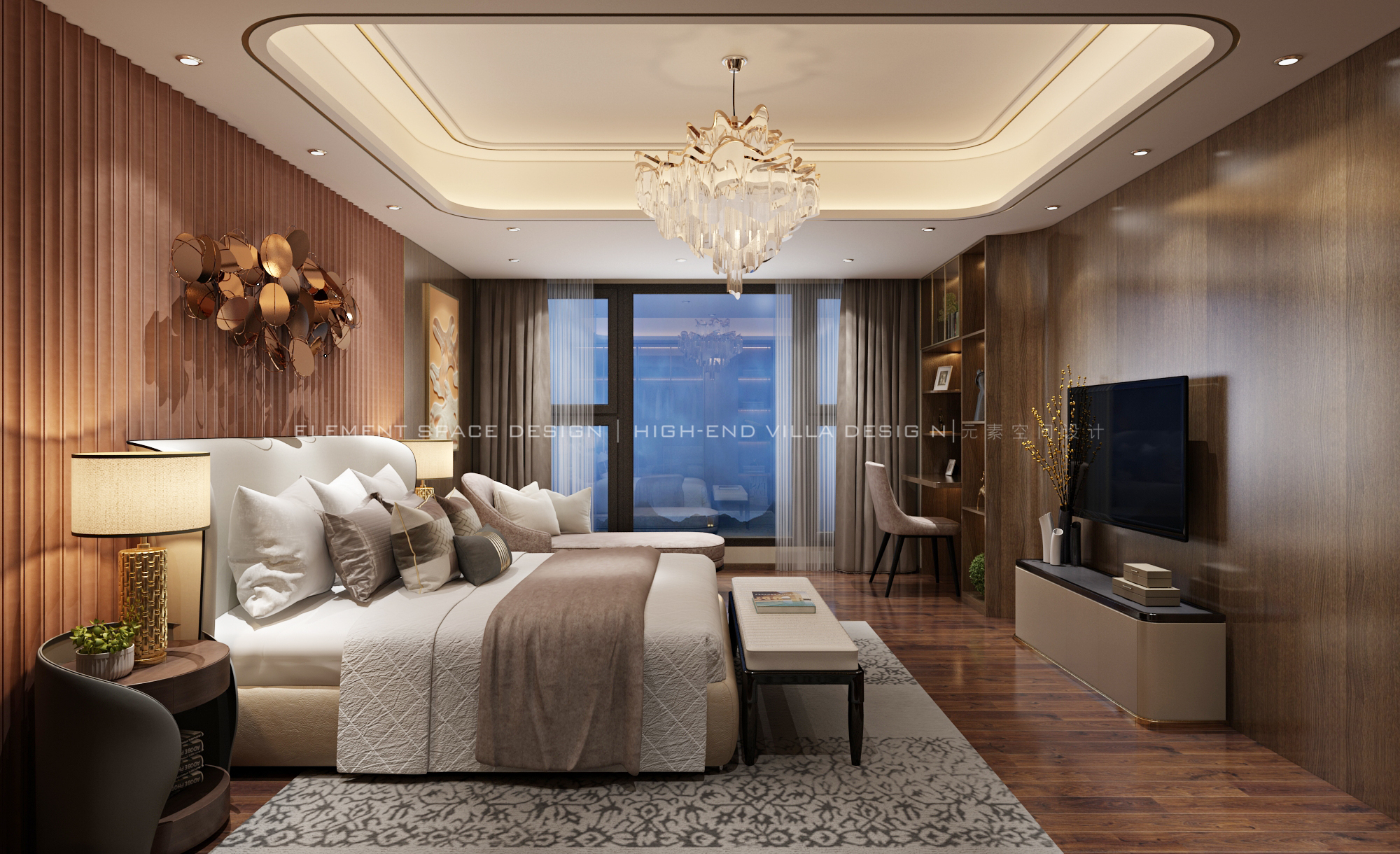 2021 轻奢全案设计-- 元素视觉 | 打造幸福美满家居空间-14