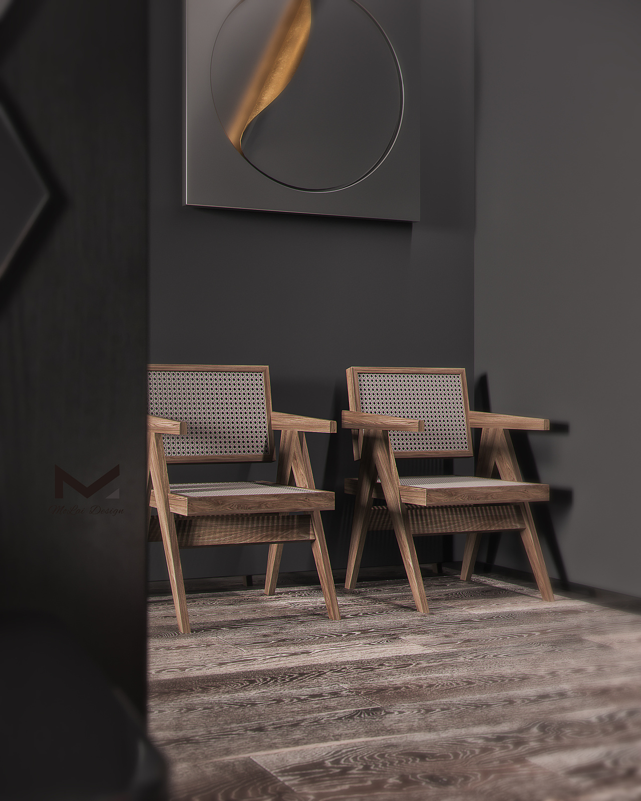 黑暗中的火焰·现代风格别墅设计丨绘感设计-7