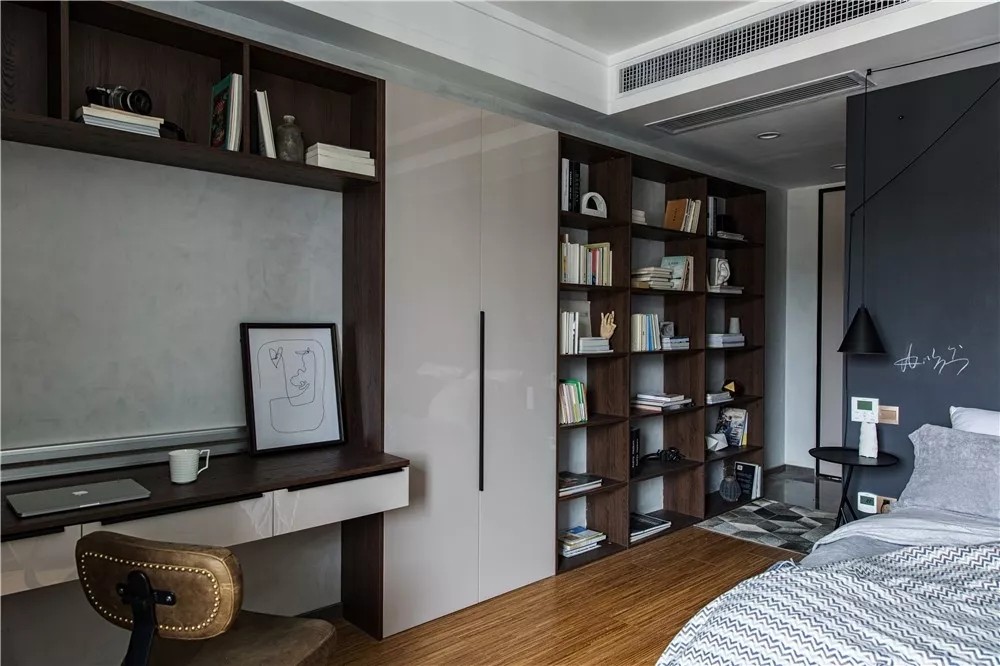 长江绿洲上的现代简约风精装房改造-22