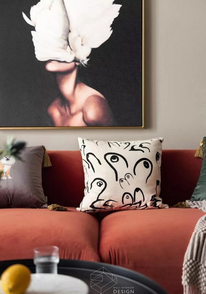 上海浦发罗兰翡丽 89㎡精装房改造 | 色彩搭配赋予家情感与质感-20