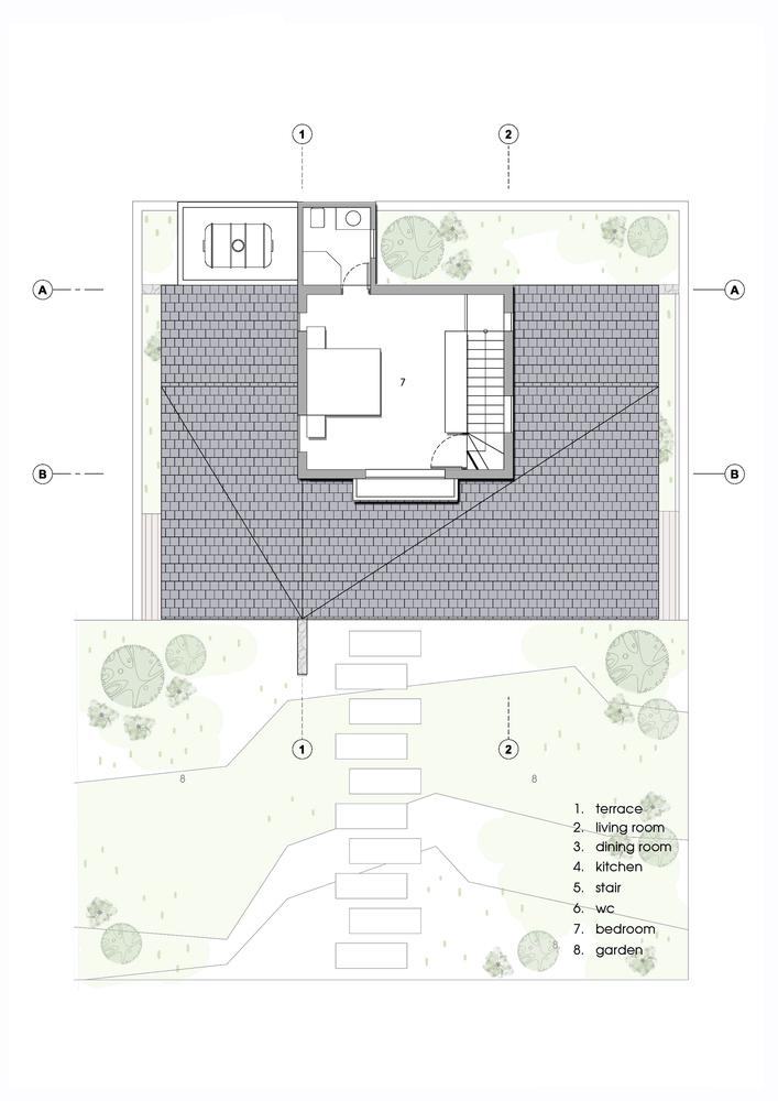 越南河内褶皱屋顶住宅丨TOOB STUDIO · Office Profile-40