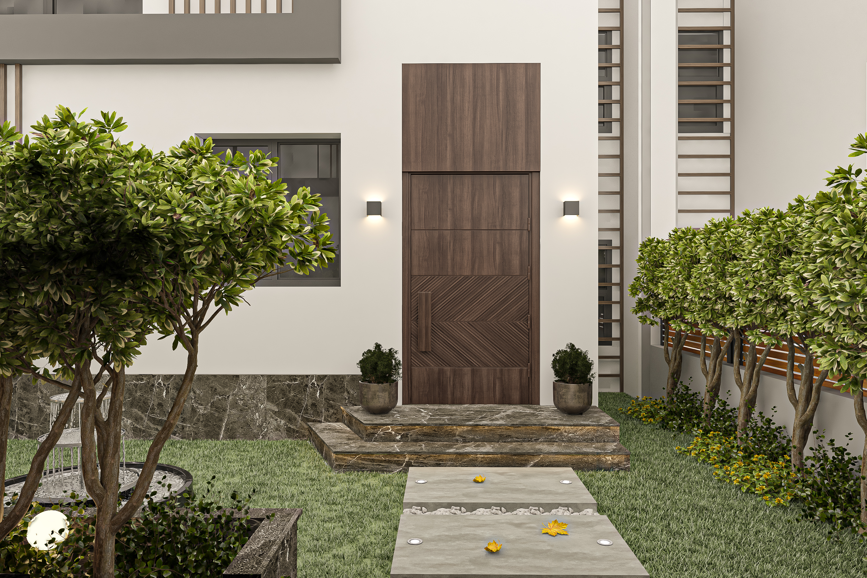 Entrance + Backyard design-1