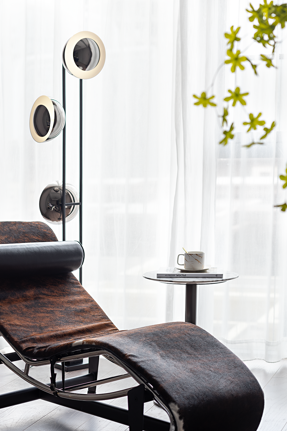 雕塑艺术与光影的奢华平层设计-28