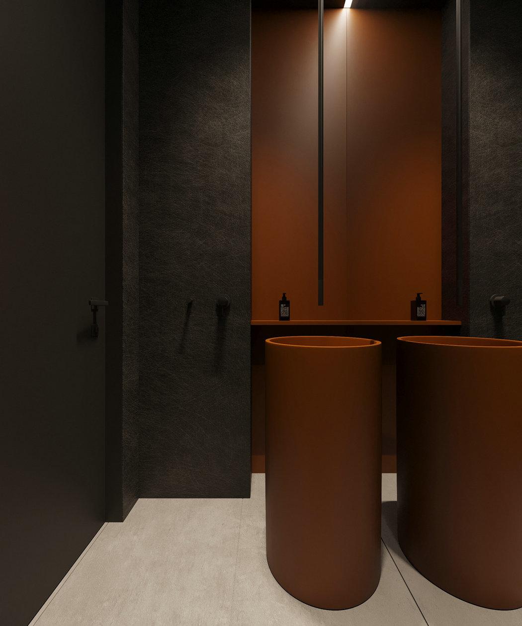 高级黑色系住宅设计-13