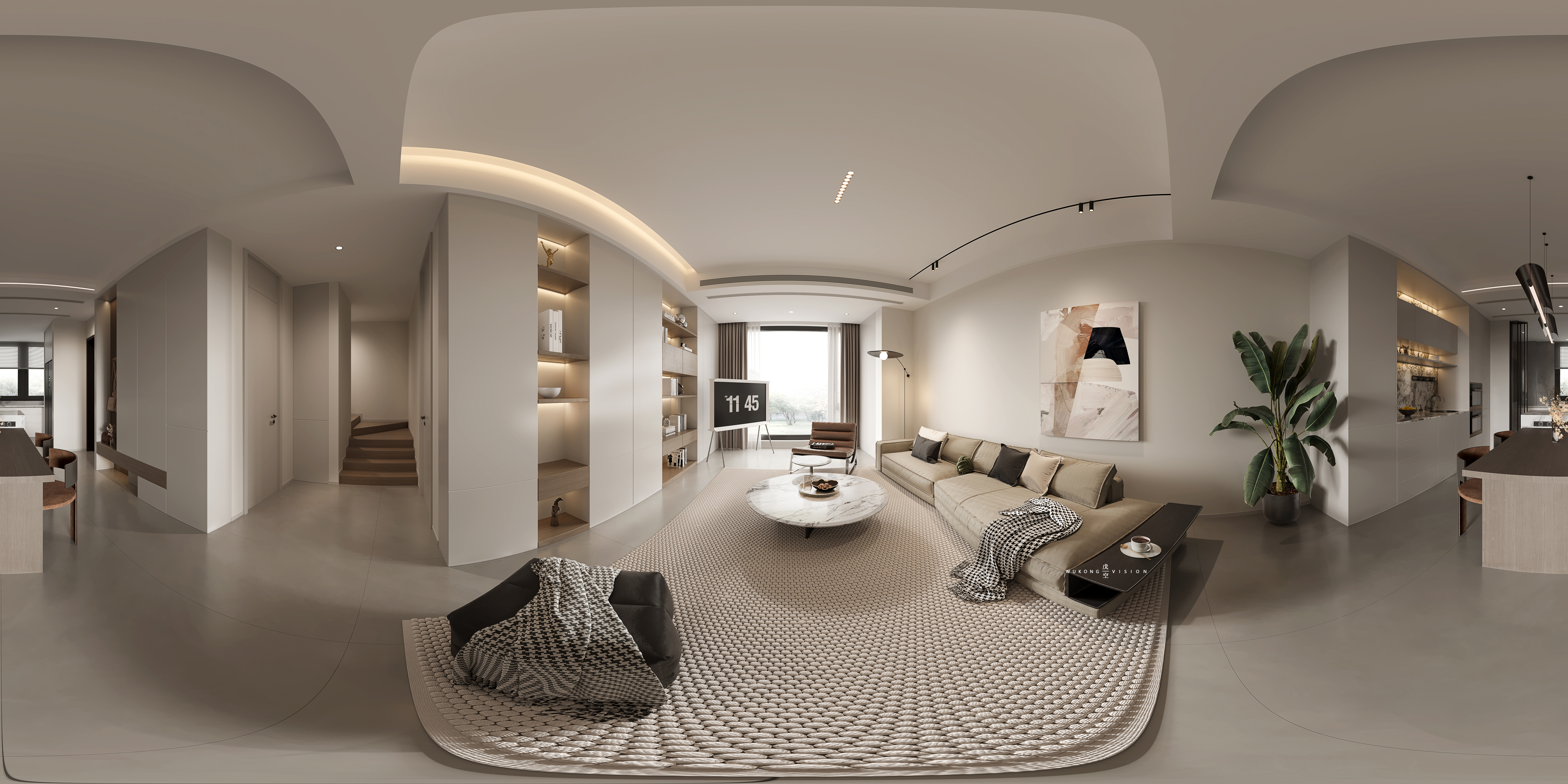 /戊空效果图表现/现代风格/-8