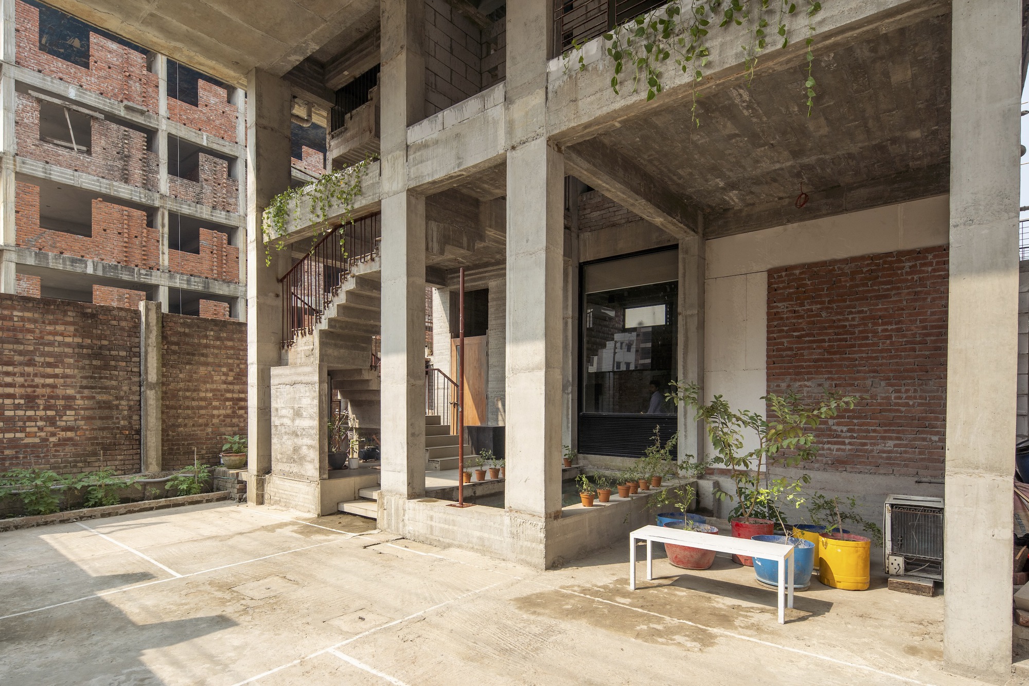 瓦萨特维塔办公室及住宅丨孟加拉国达卡丨Vuumaatra Consultants-38