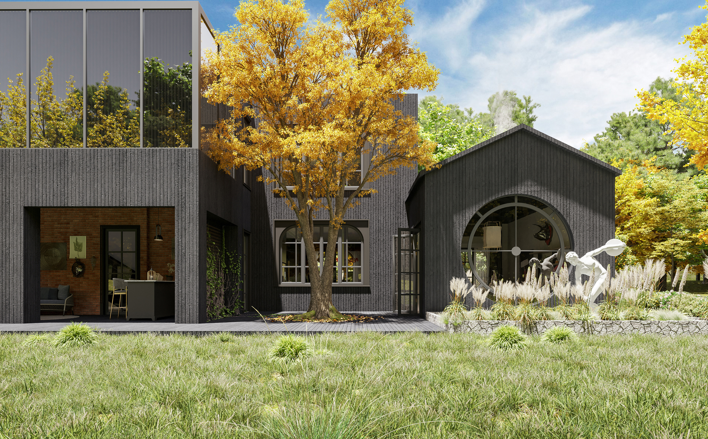 时间之窗——现代法式自建别墅-3