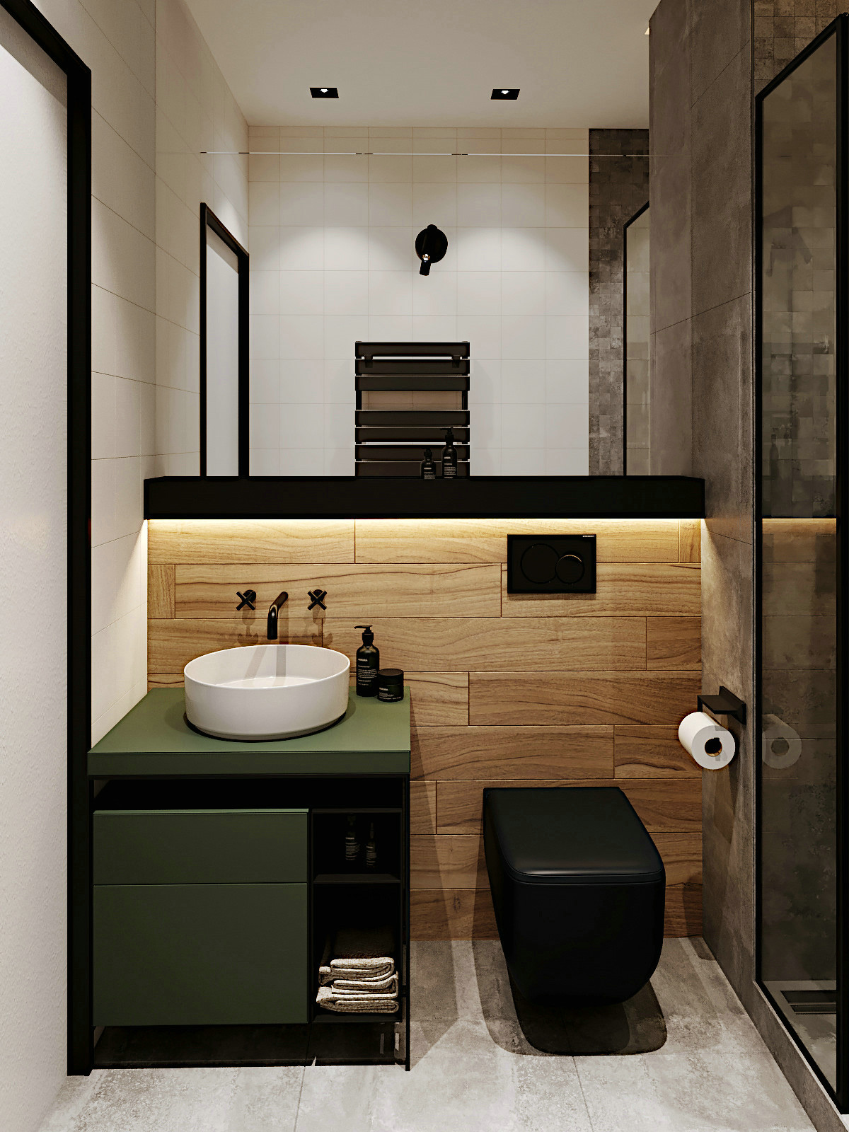 北欧风灰绿设计，展现纯粹魅力-59