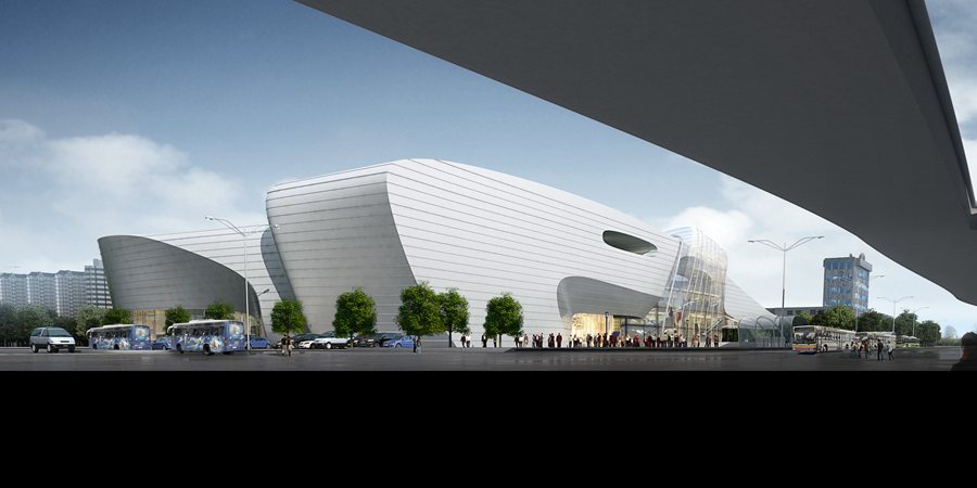 宁波市鄞州南部商务区门户区设计方案丨中国宁波丨amphibianArc,合作方为宁波鄞州建筑设计院-18