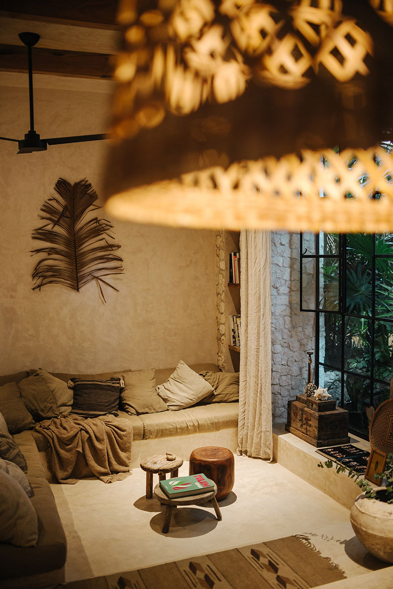 墨西哥图伦绿色环绕的异域别墅-9