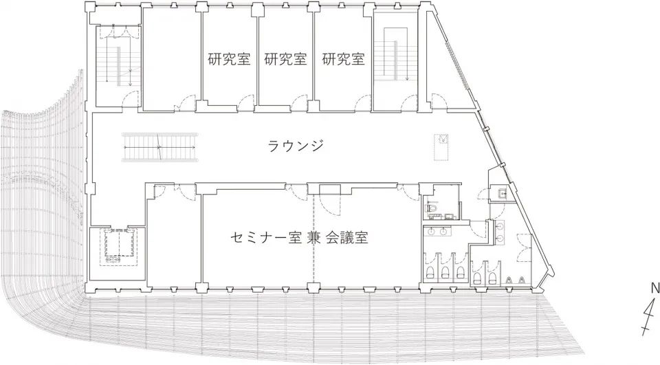 早稻田大学木制隧道图书馆丨日本丨隈研吾建筑都市设计事务所-22