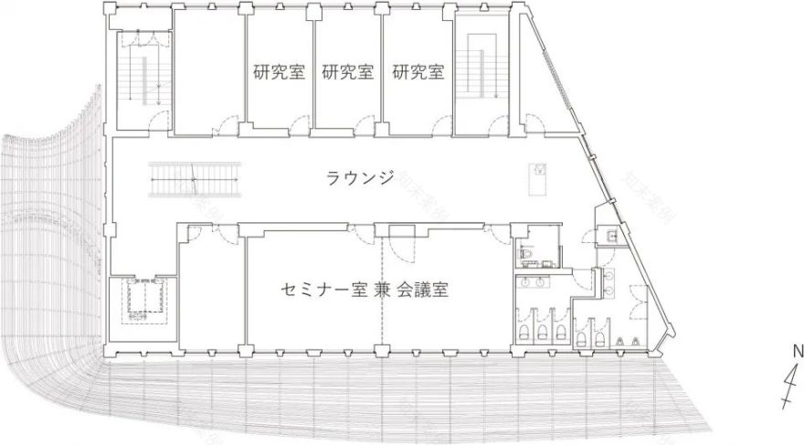 早稻田国际文学馆(村上春树图书馆)丨隈研吾建筑都市设计事务所-107