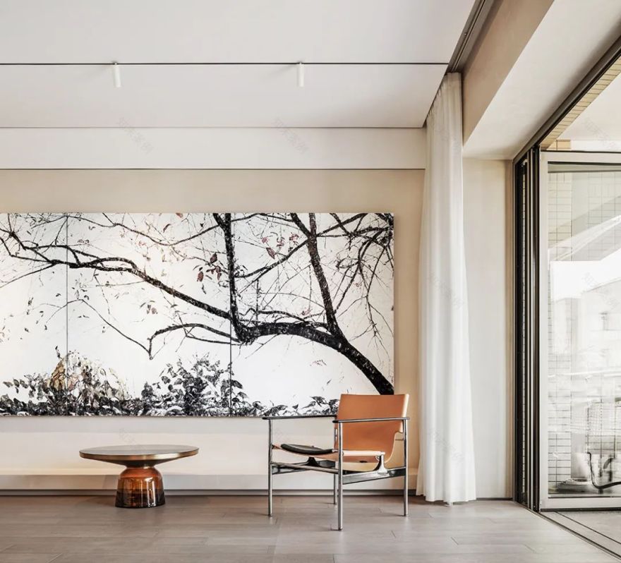 画之宅 · 上海梧桐区大平层艺术空间设计丨中国上海丨方居建筑设计-34