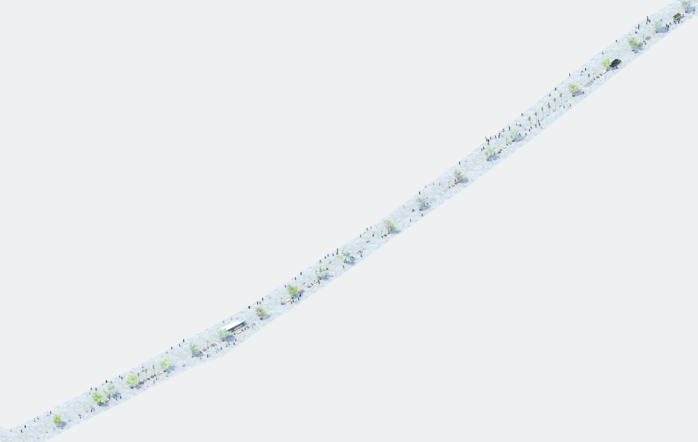 比利时梅赫伦林荫大道——低调而充满活力的购物街设计-17