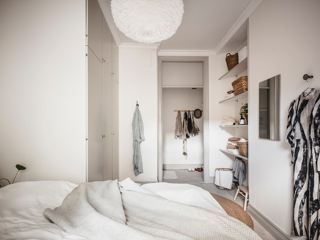 瑞典明亮通风公寓，极简北欧风诠释空间故事-23