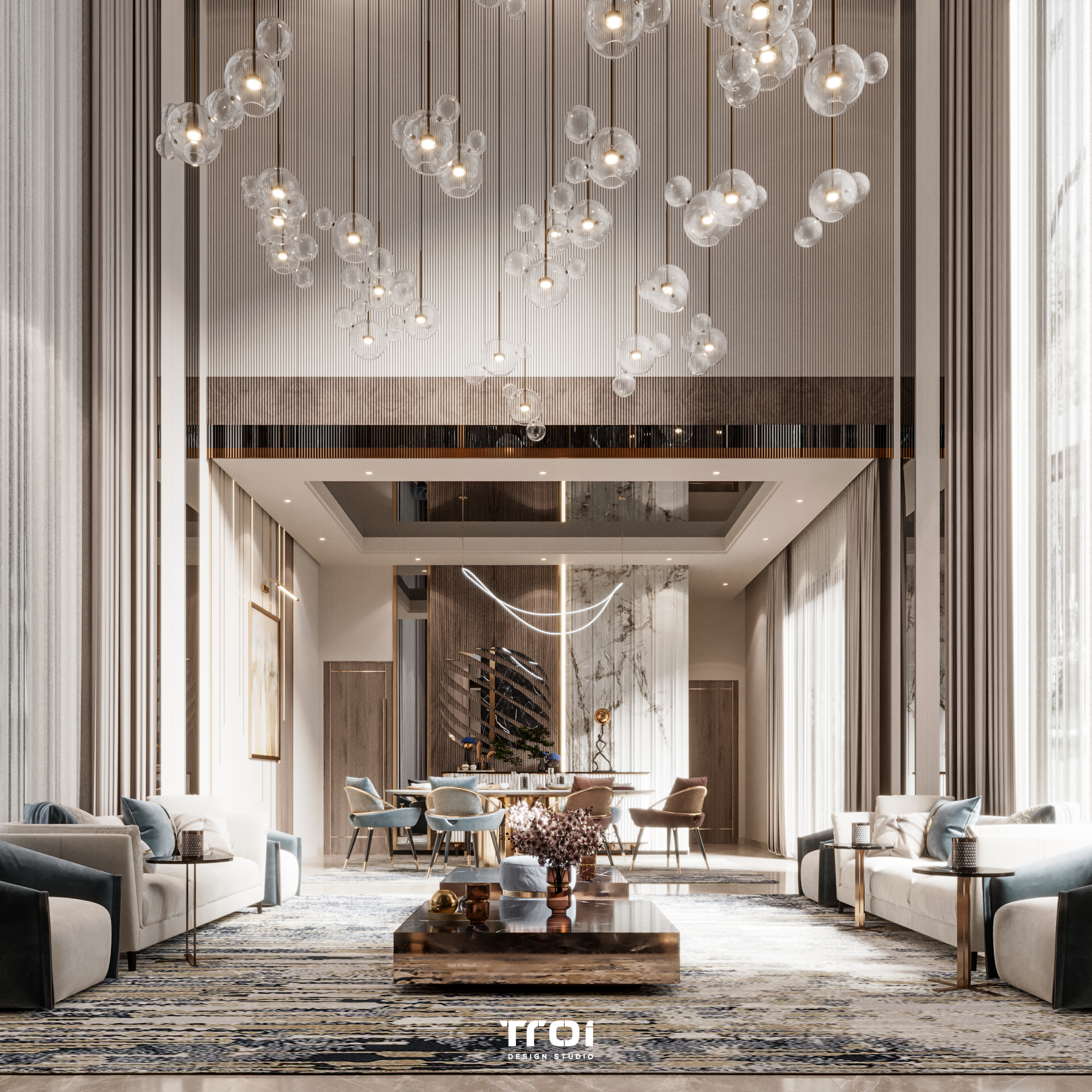 接待厅设计丨阿联酋丨Troi Design Studio-20