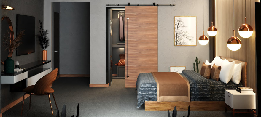 Madinty wooden style apartment-33