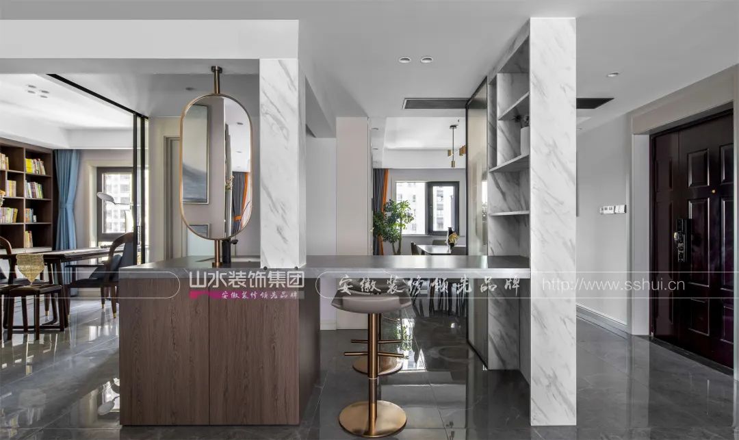 180㎡现代轻奢家丨山水-46