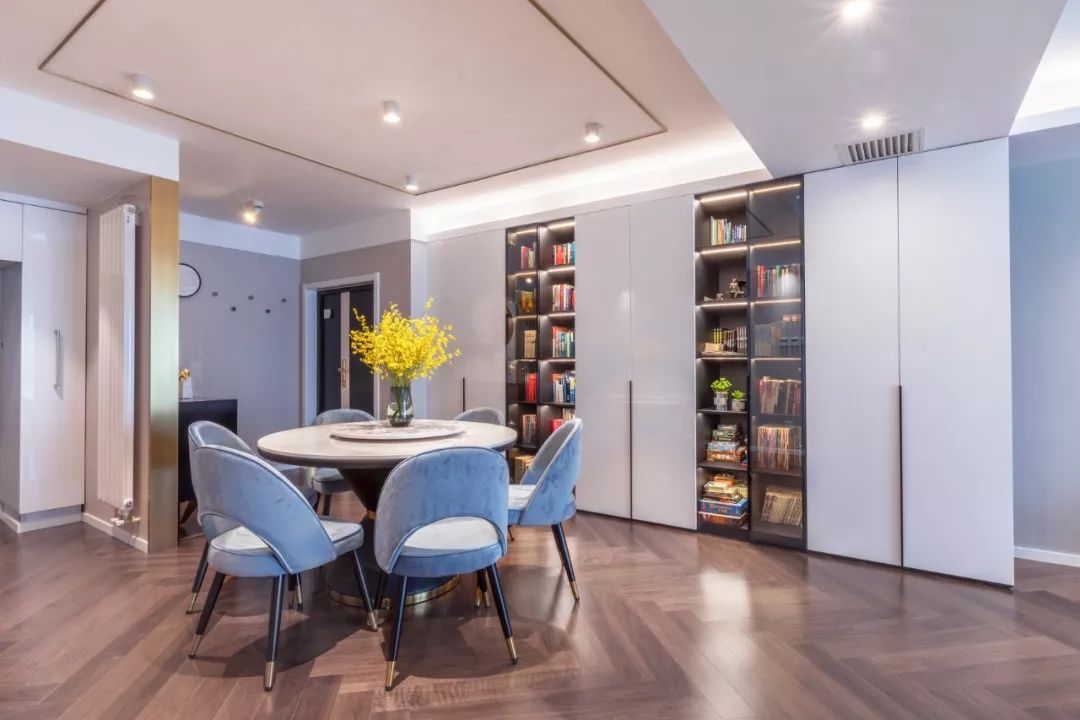 陈洁新作 | 度灰格调空间，金属皮革跨界碰撞-25