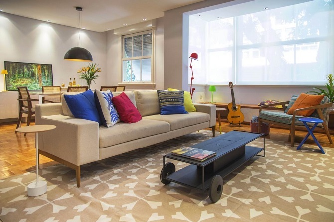 现代公寓装饰设计(含多彩室内创意)丨Carla Dutra-2