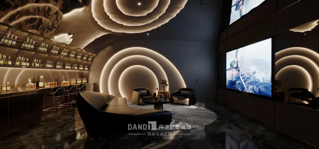 别墅地下室多元化设计丨丹迪别墅装饰-23