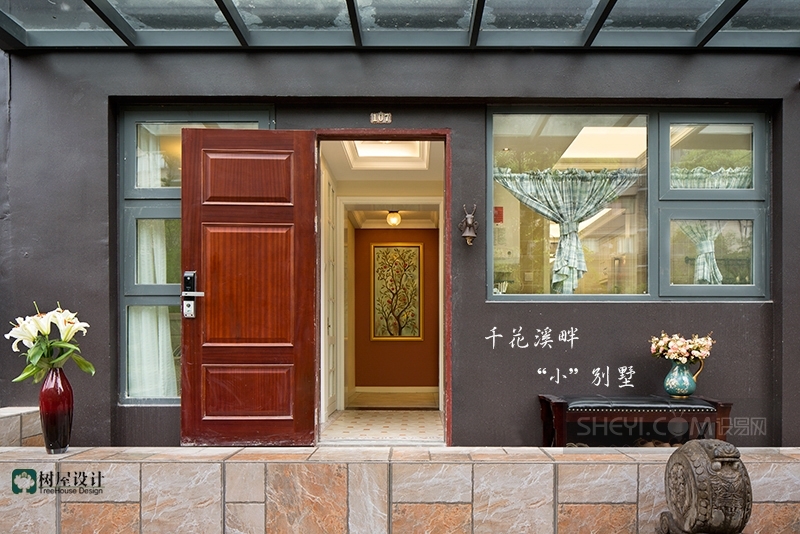 树屋设计——银城千花溪复式小屋的别墅范-1