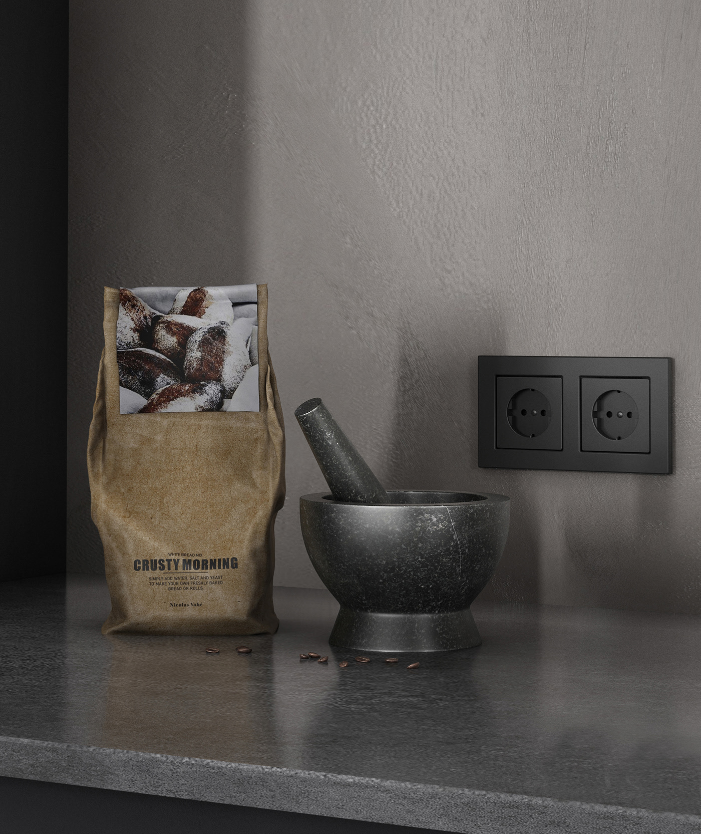 高级灰色系公寓设计 很有格调的设计-7