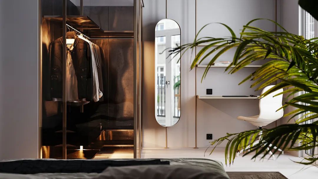 现代公寓设计中的高级灰++ 粉色运用-108