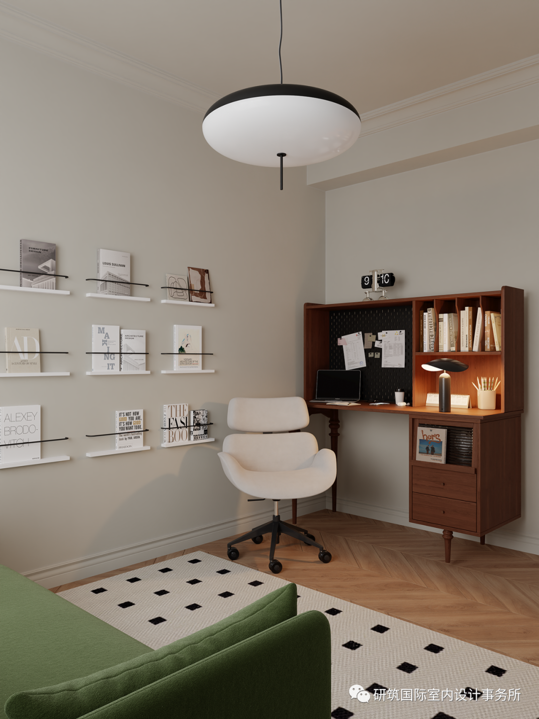 都市经典小区美式奶油风设计丨中国丰台丨研筑国际室内设计事务所-56