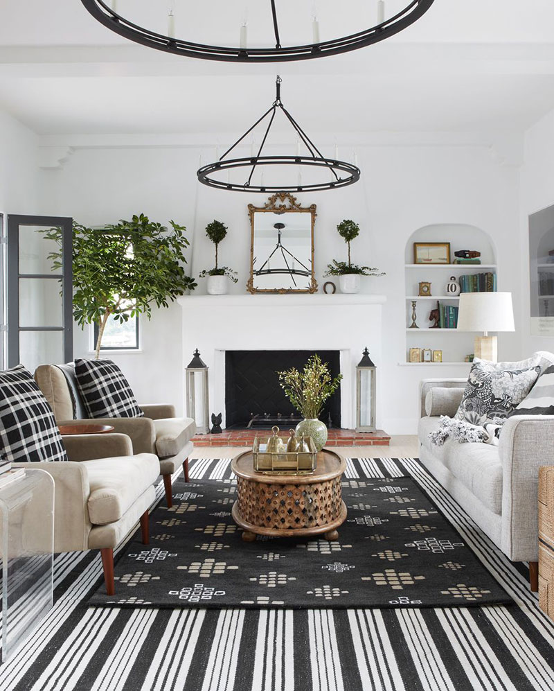 加州博客家 Colette Shelton 的黑白装饰家园-2