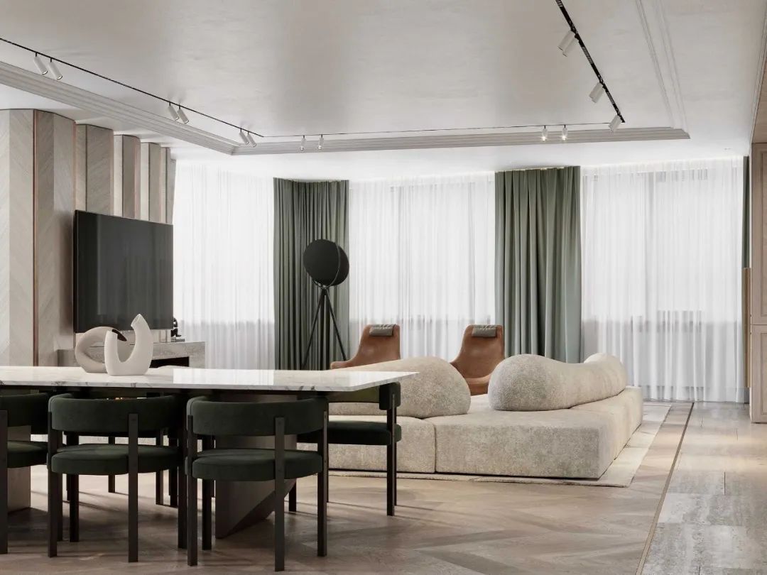 中性经典六口之家丨Ab Architects-4