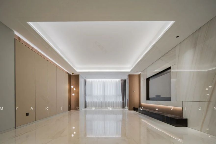 辛集·百合御景城一对一硬装实景丨北京铭艺-62