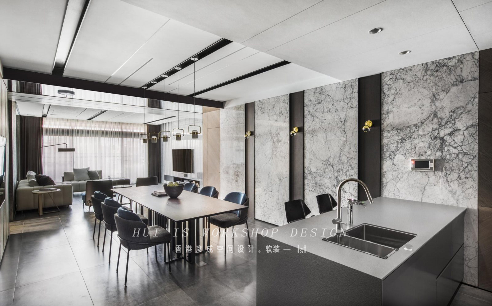 现代轻奢 大理石与高级灰的优雅协奏-14