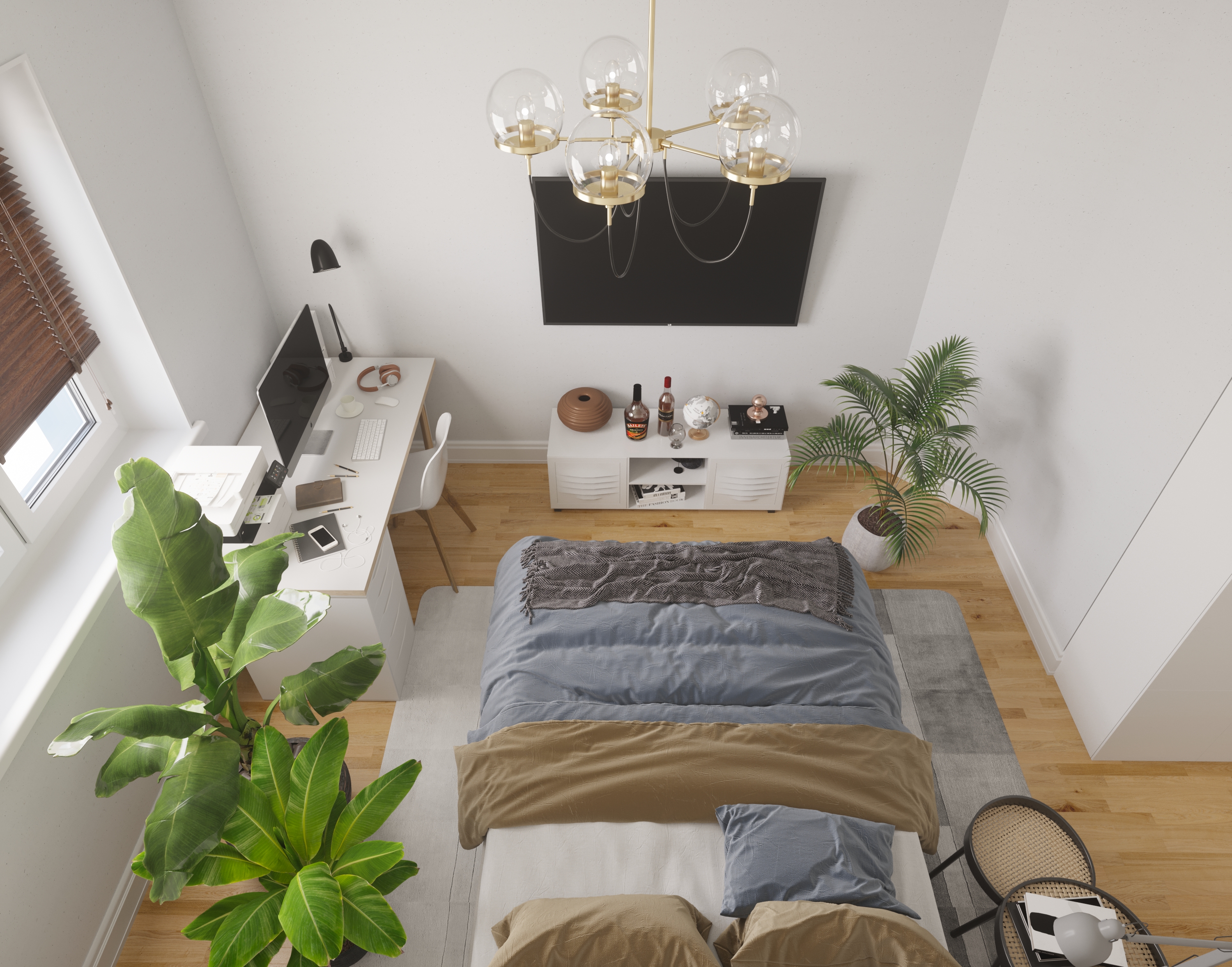 Design and visualization of an apartment in France-2
