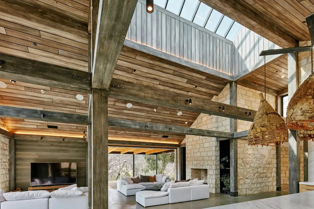 加州自然风格别墅 | 现代设计与乡村美学的完美融合-3