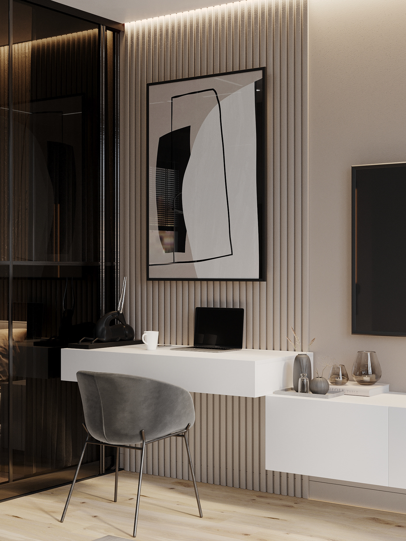 深色系空间设计 精致格局，不同凡响-5