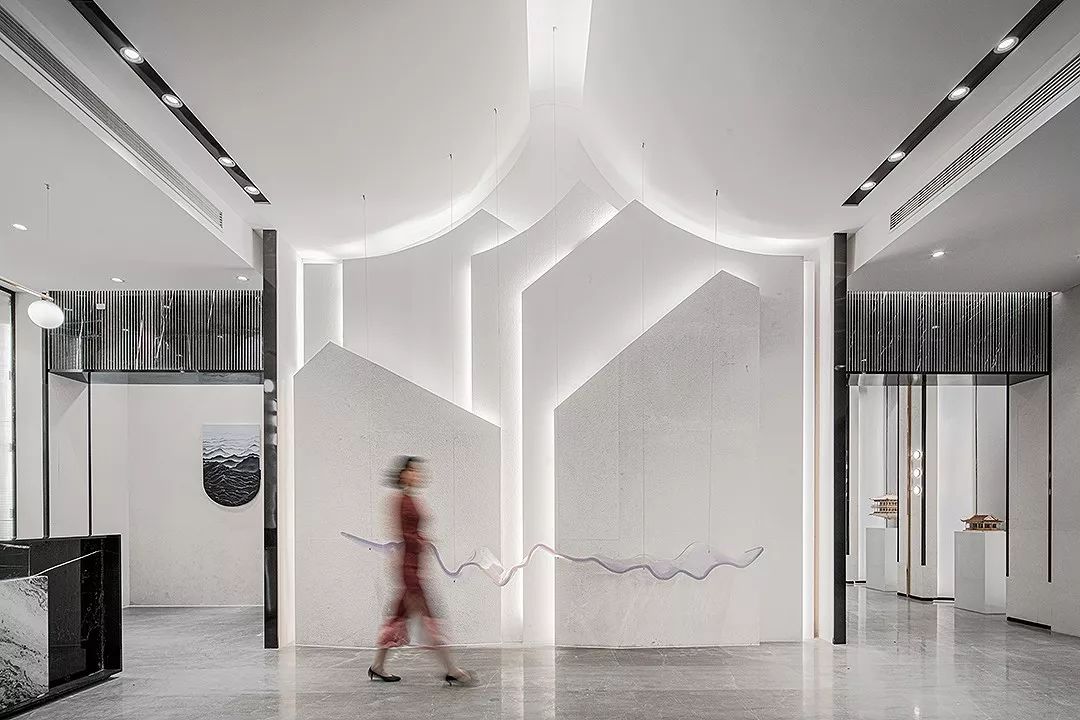 水乡儒雅 | 荣盛甪直甫上花园售楼处与样板间设计-11