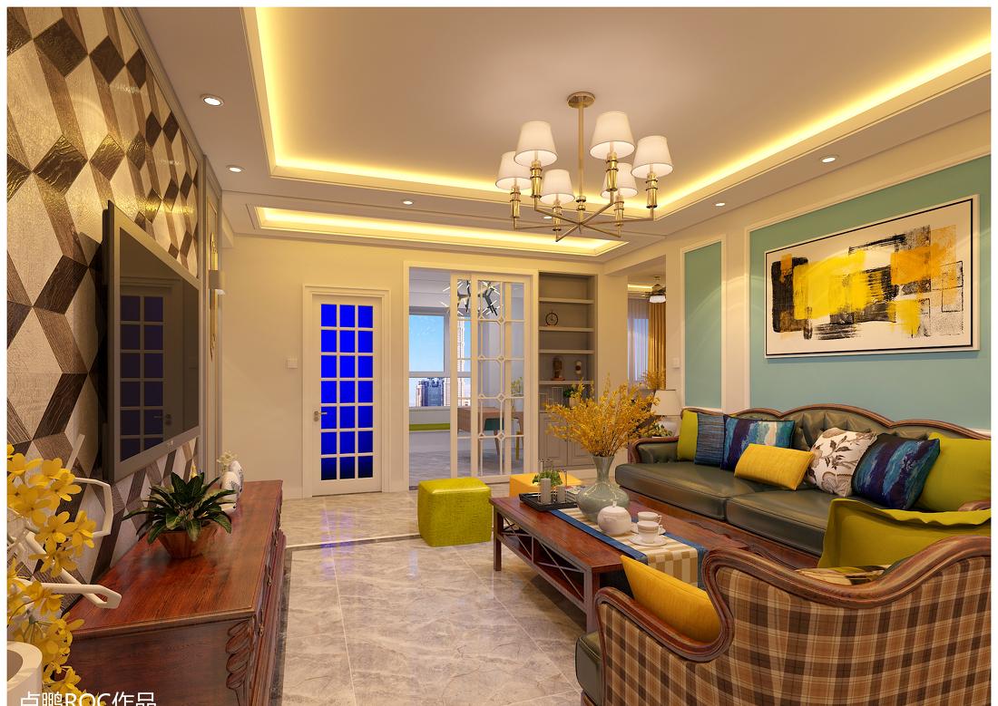 融合之美 | 170 平美北混搭风家居设计-18