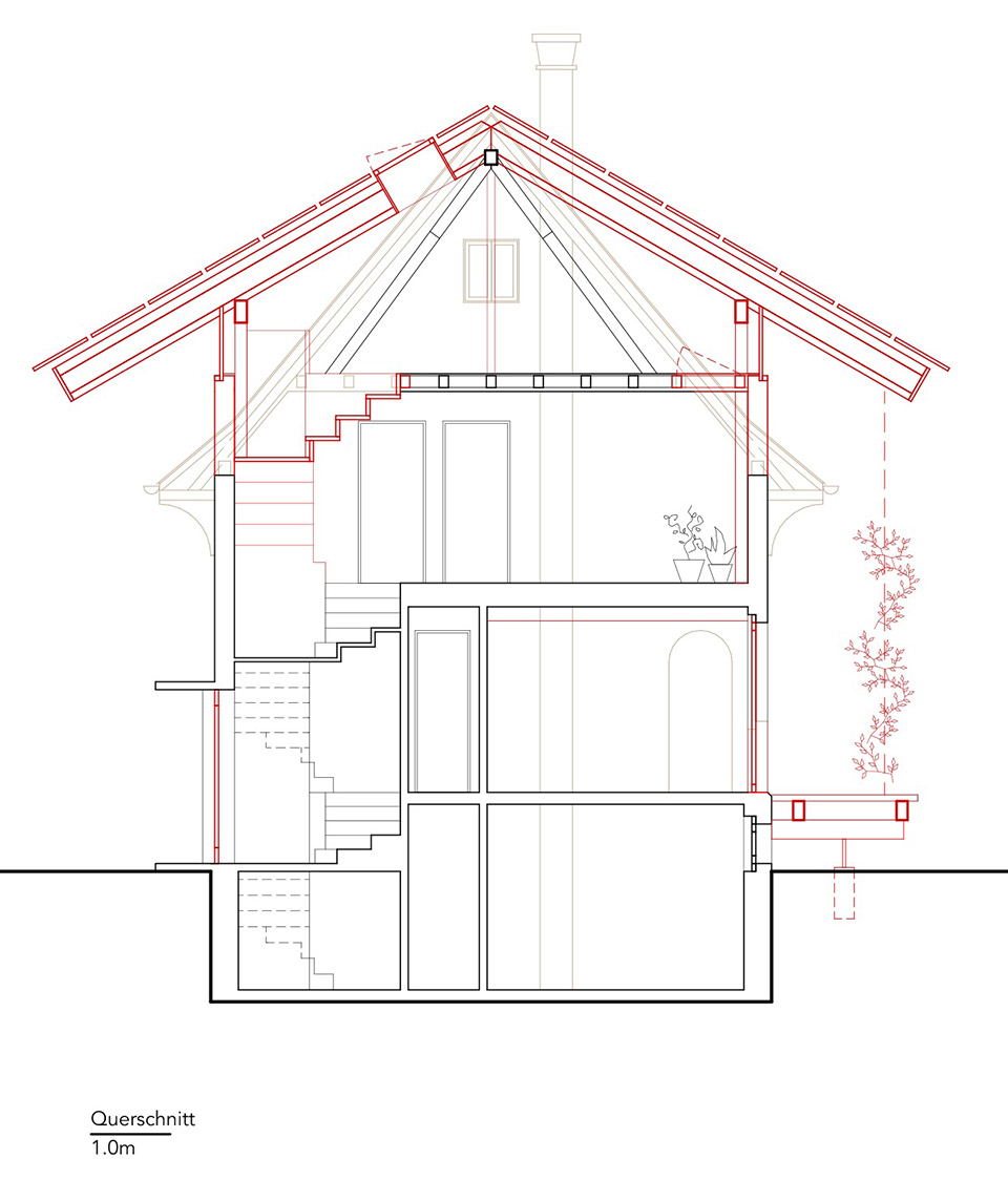 飞檐住宅丨Lorenz Bachmann Architect ETH SIA-50
