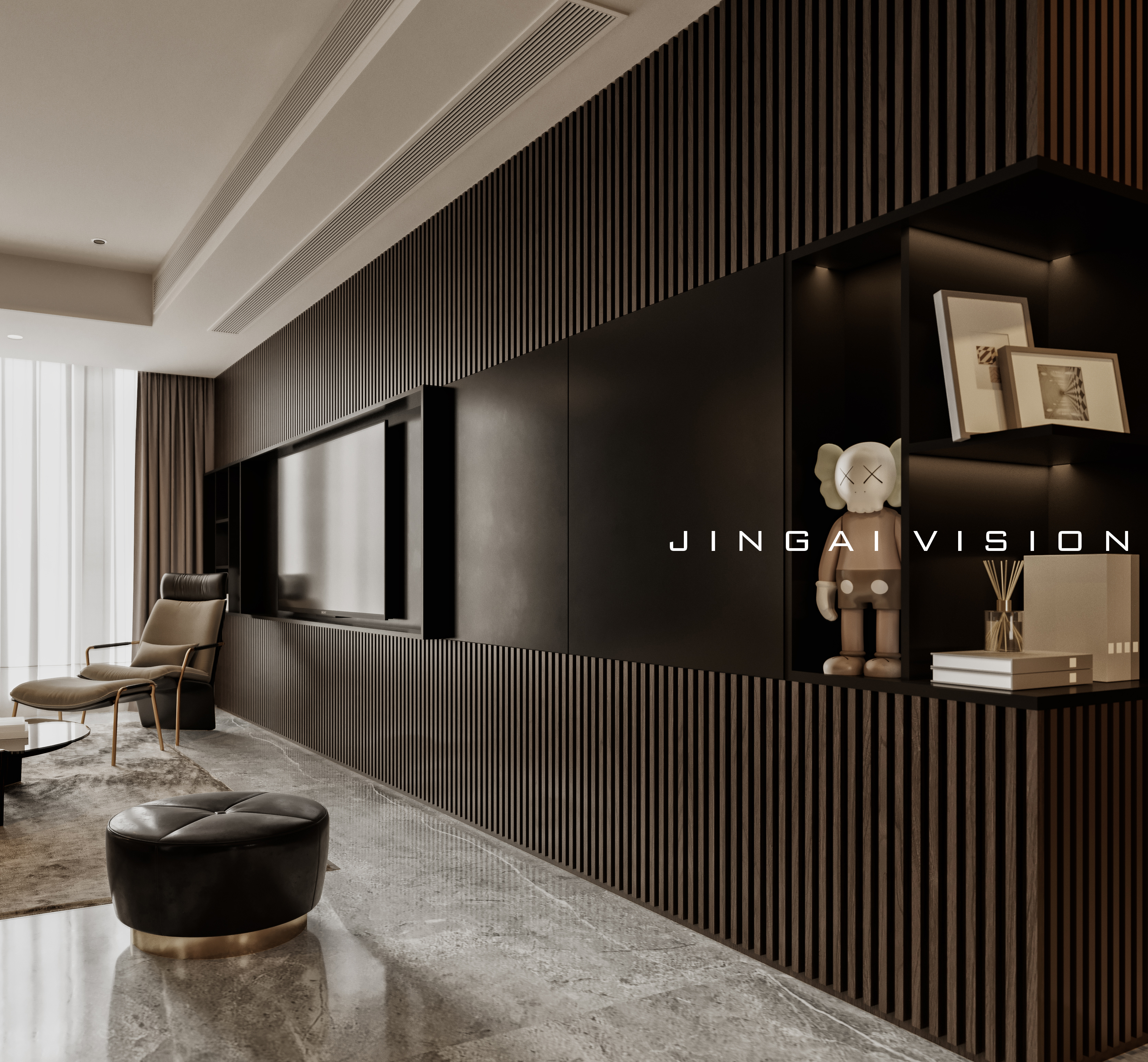 Kaws 之家 [z 鼓掌] | 3Dmax 2016  pscc NIk7+1 打造潮流设计空间-8