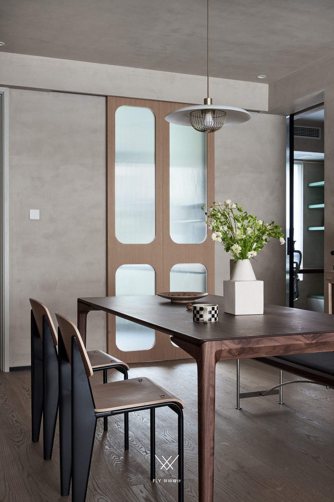 奶油色＋巧克力色,温柔与克制的魅力空间丨中国杭州丨菲拉设计-51