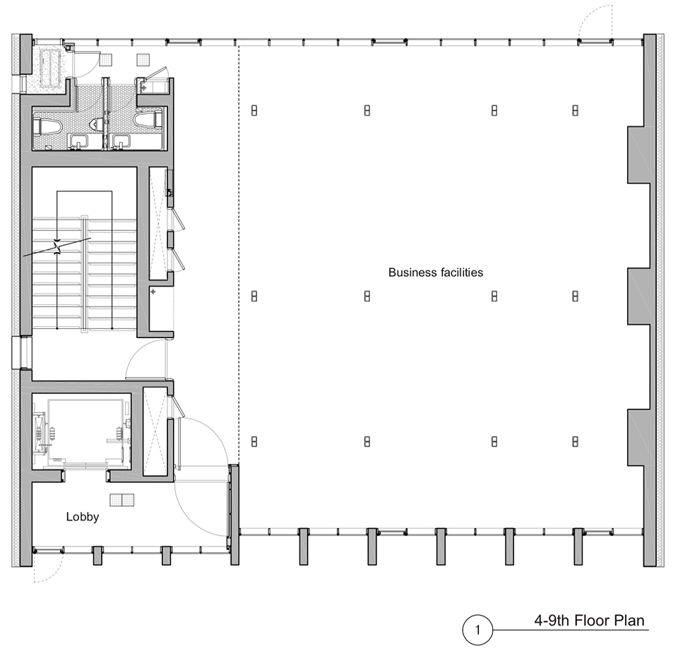 “竹塔”办公综合体丨韩国首尔丨UNSANGDONG Architects Cooperation-45