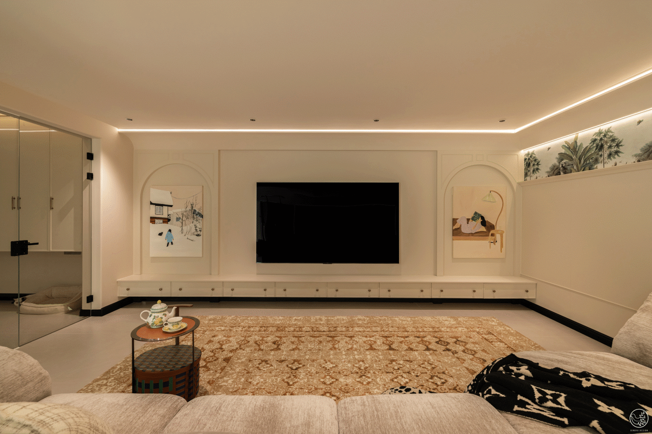 300㎡跃层，在光与曲线里，把生活安稳下来-31