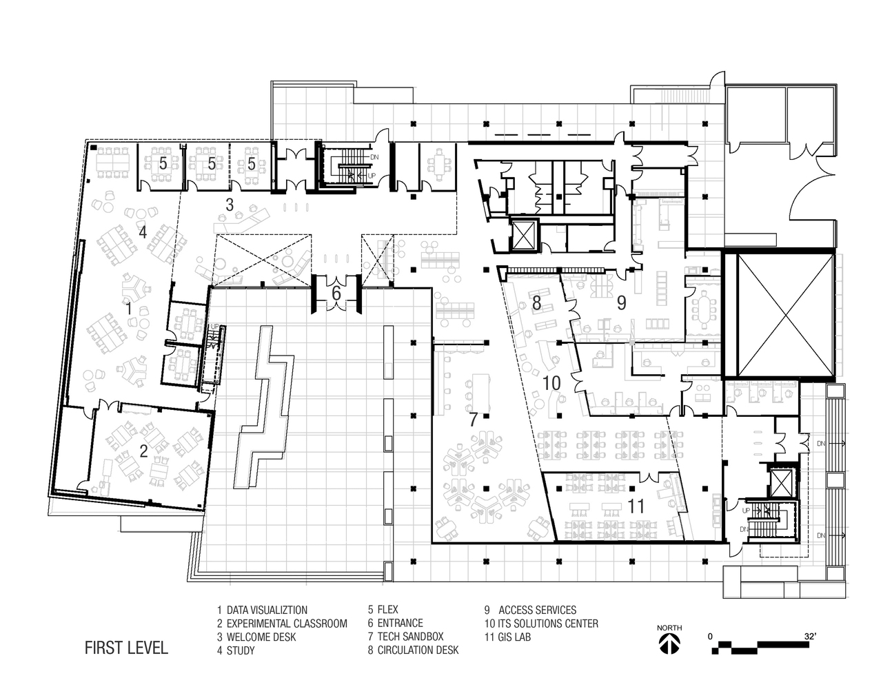 美国科罗拉多大学塔特图书馆扩建-36