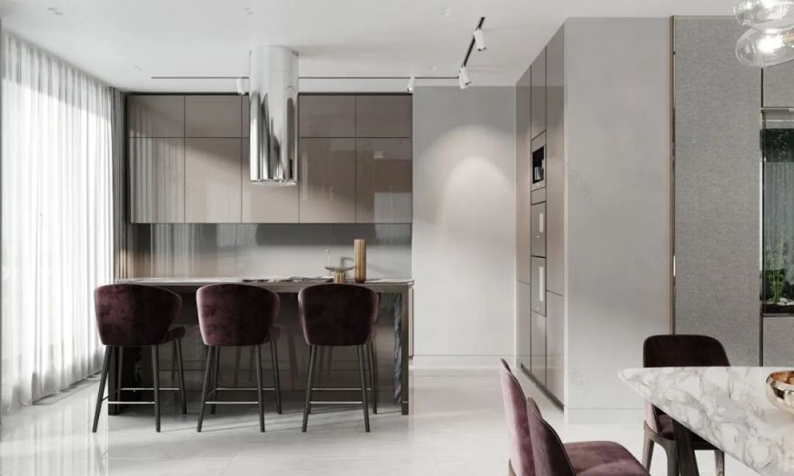 高级灰金属风格住宅丨俄罗斯丨俄罗斯圣彼得堡设计师 Gavriil Verbitsky-48