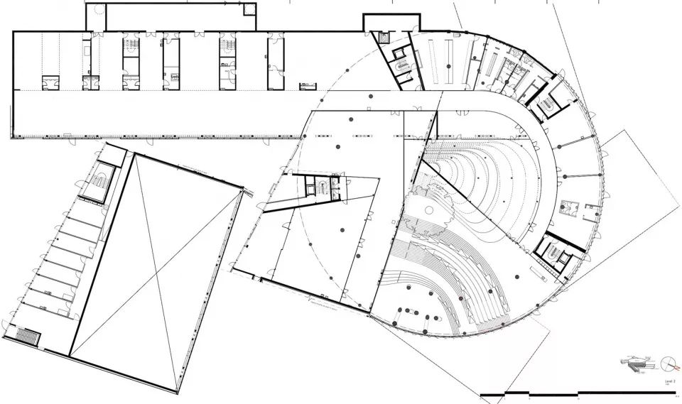 BIG 新作-GLASIR 托尔斯港学院 | 漩涡式建筑融入法罗群岛景观-66