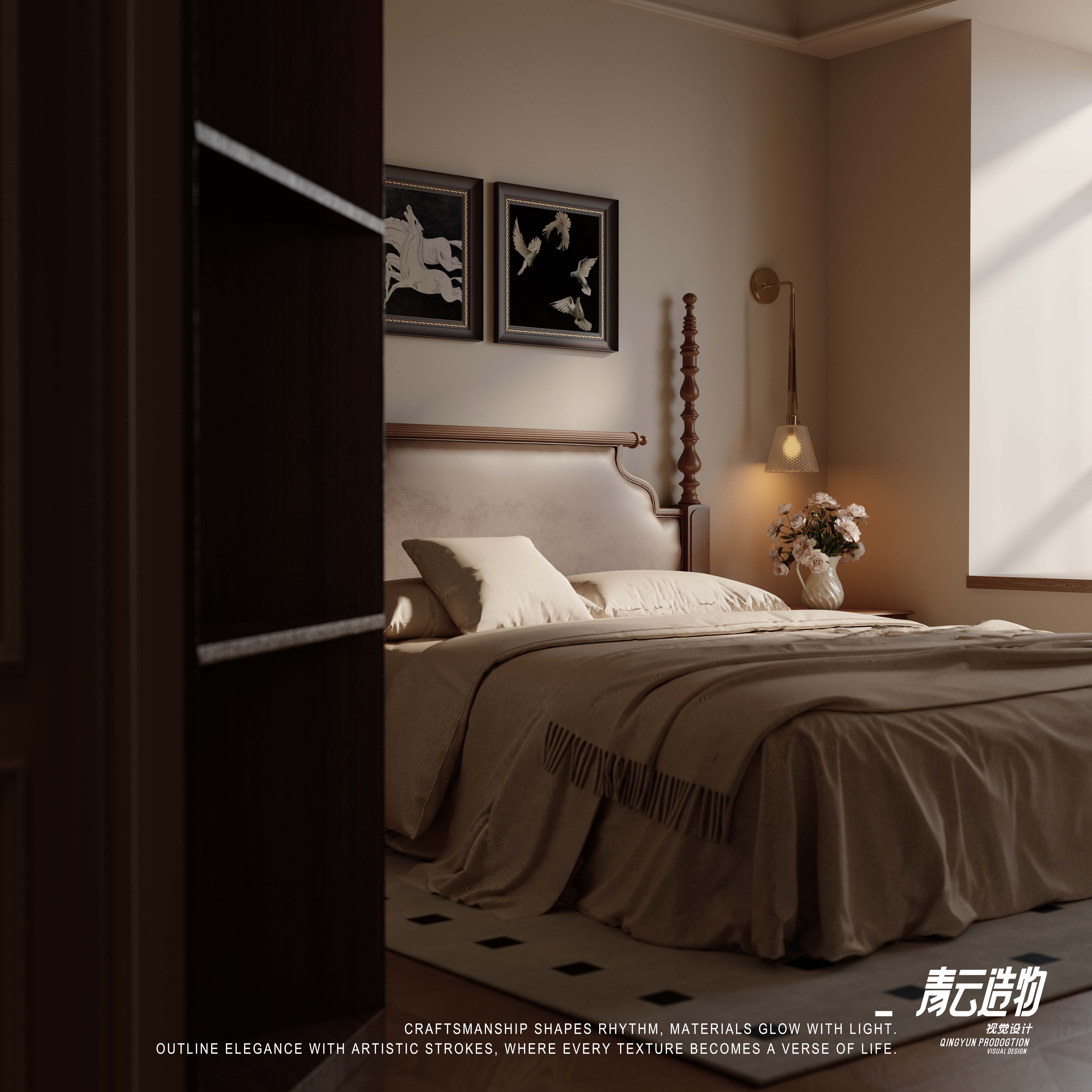 中古风家居美学空间设计丨青云造物-13