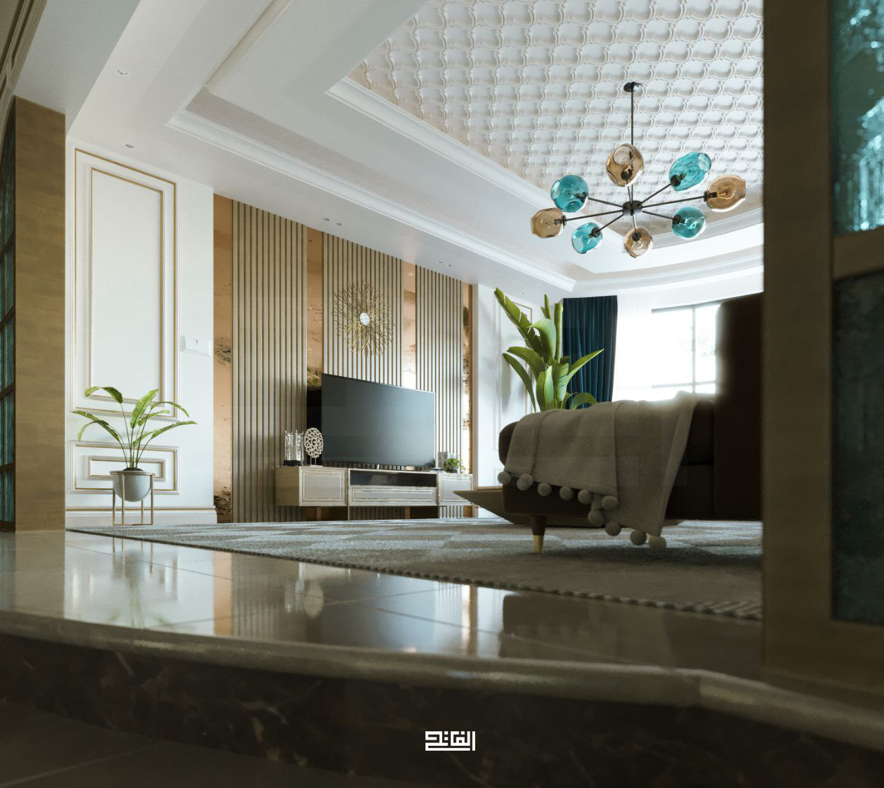 Turquoise Villa 别墅设计丨也门萨那丨Alfatih Architect-10